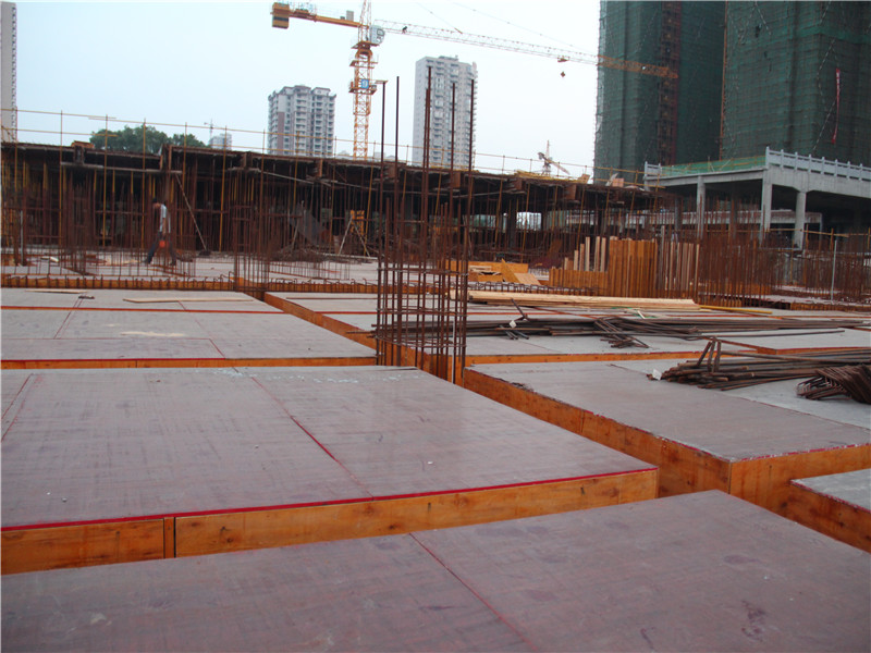 Bamboo wall and column plywood formwork 